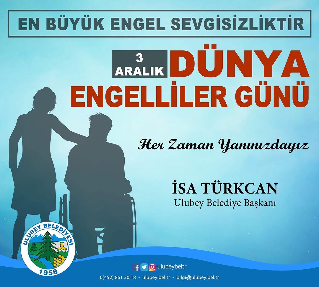 Her Gün Engelliler Günü: Engelli Kardeşlerimize Destek Olmaya Devam Ediyoruz