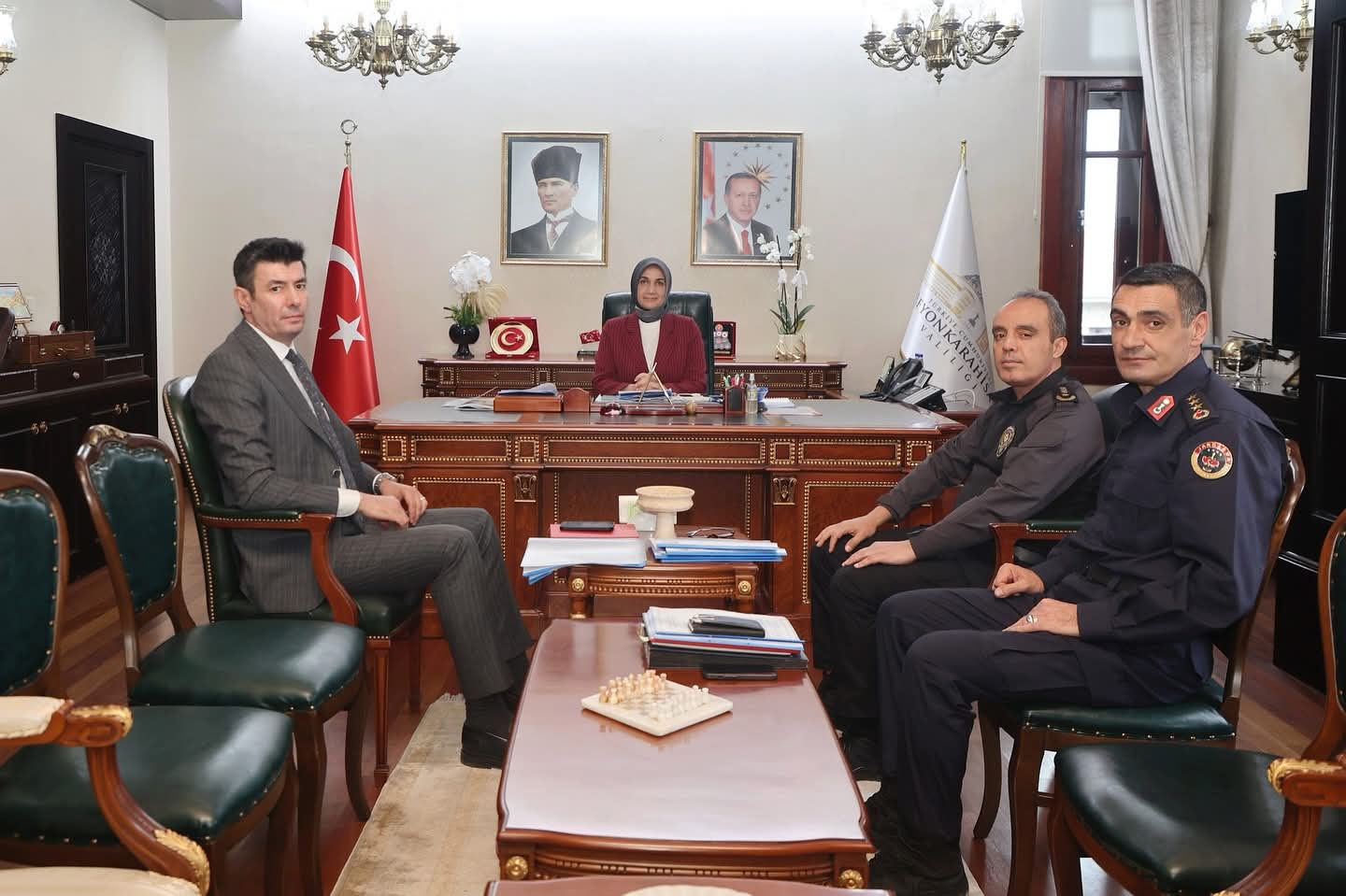 Afyonkarahisar'da Vali Kübra Güran Yiğitbaşı Başkanlığında Güvenlik Değerlendirmesi Yapıldı