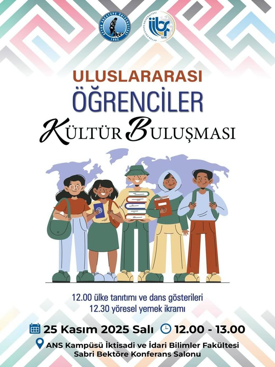 Afyon Kocatepe Üniversitesi'nde Gerçekleşen Uluslararası Öğrenciler Kültür Buluşması