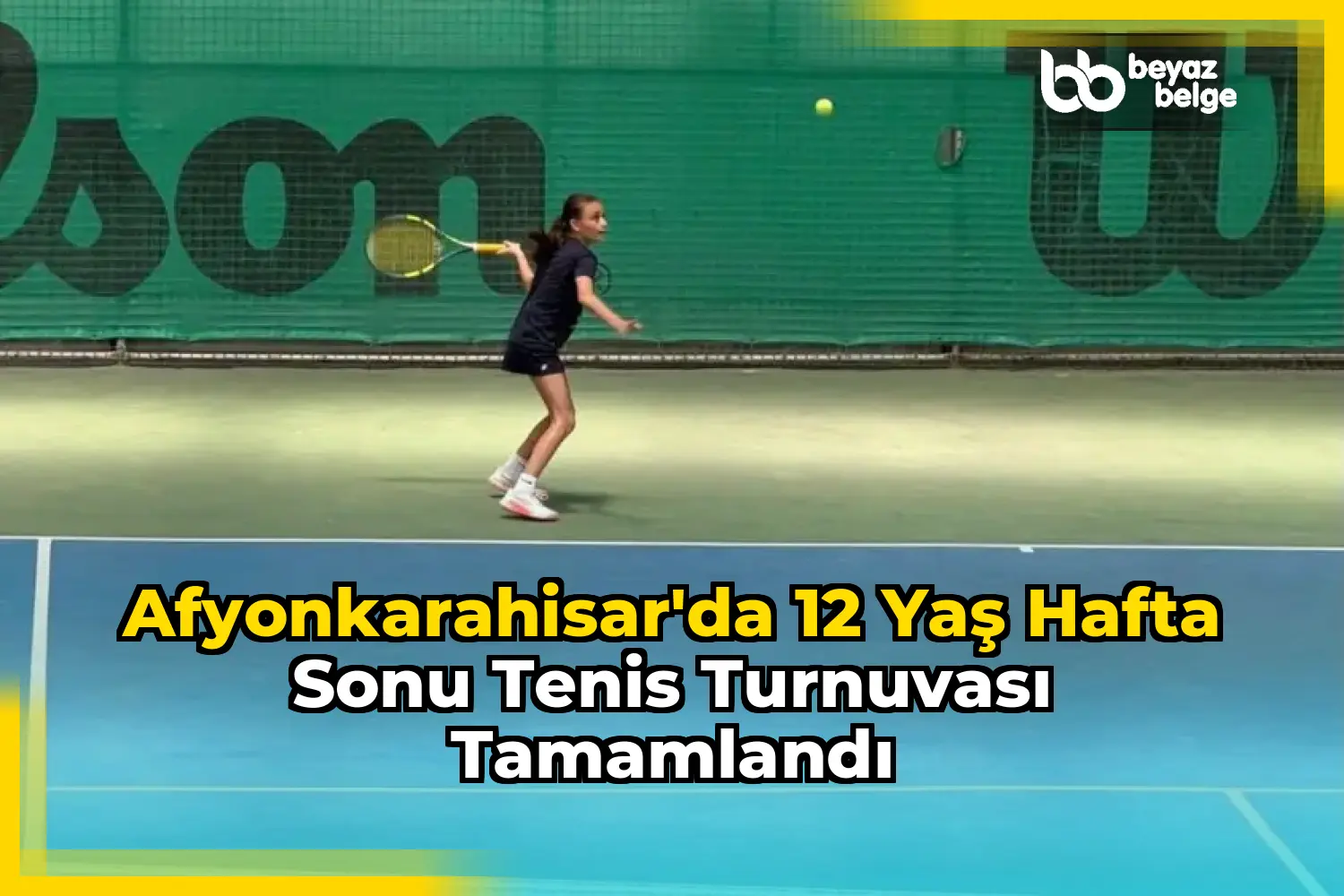 Afyonkarahisar'da 12 Yaş Hafta Sonu Tenis Turnuvası Tamamlandı