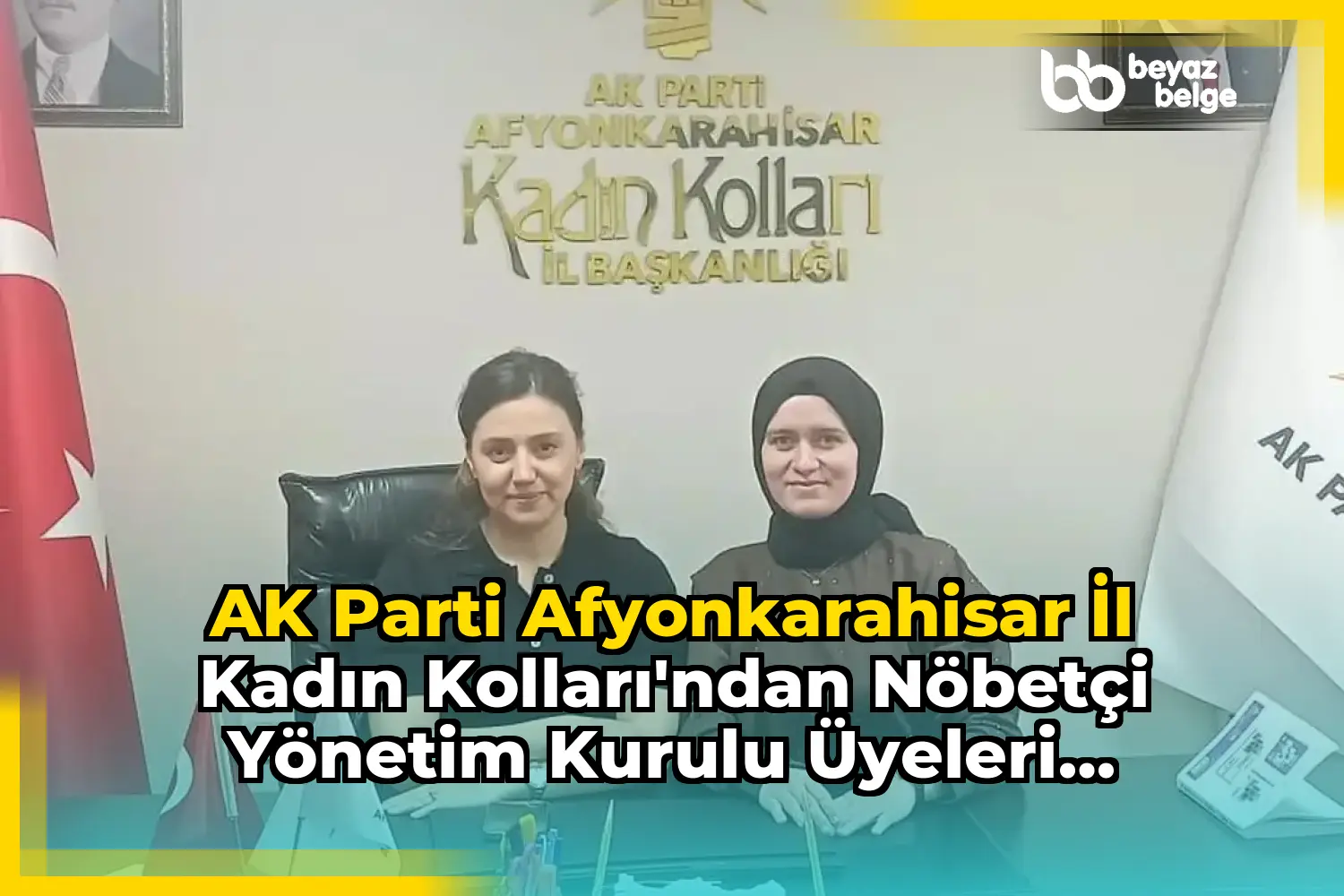 AK Parti Afyonkarahisar İl Kadın Kolları'ndan Nöbetçi Yönetim Kurulu Üyeleri Açıklaması