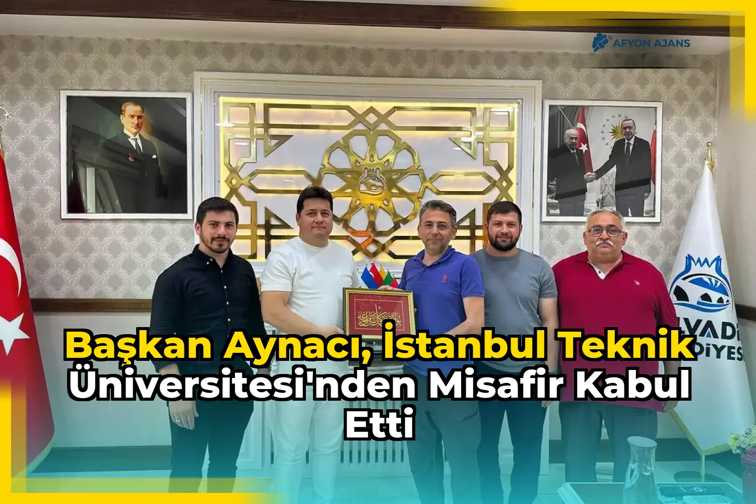 Başkan Aynacı, İstanbul Teknik Üniversitesi'nden misafir kabul etti
