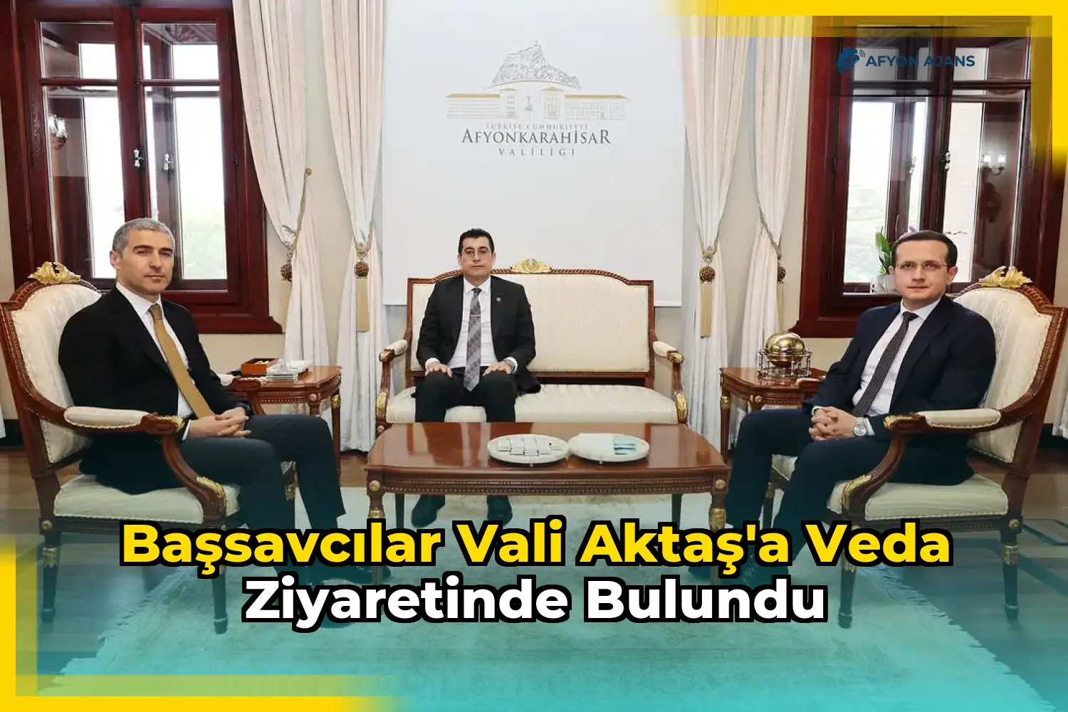 Başsavcılar Vali Aktaş'a Veda Ziyaretinde Bulundu