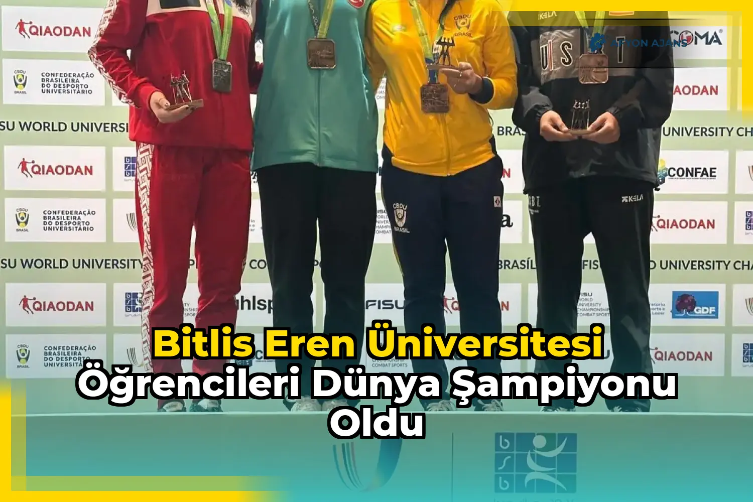 Bitlis Eren Üniversitesi öğrencileri dünya şampiyonu oldu