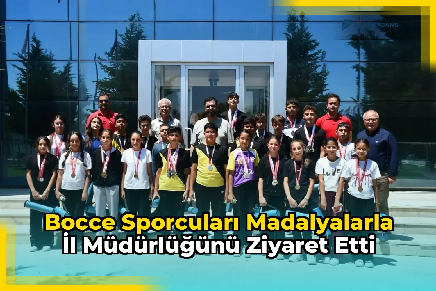 Bocce Sporcuları Madalyalarla İl Müdürlüğünü Ziyaret Etti