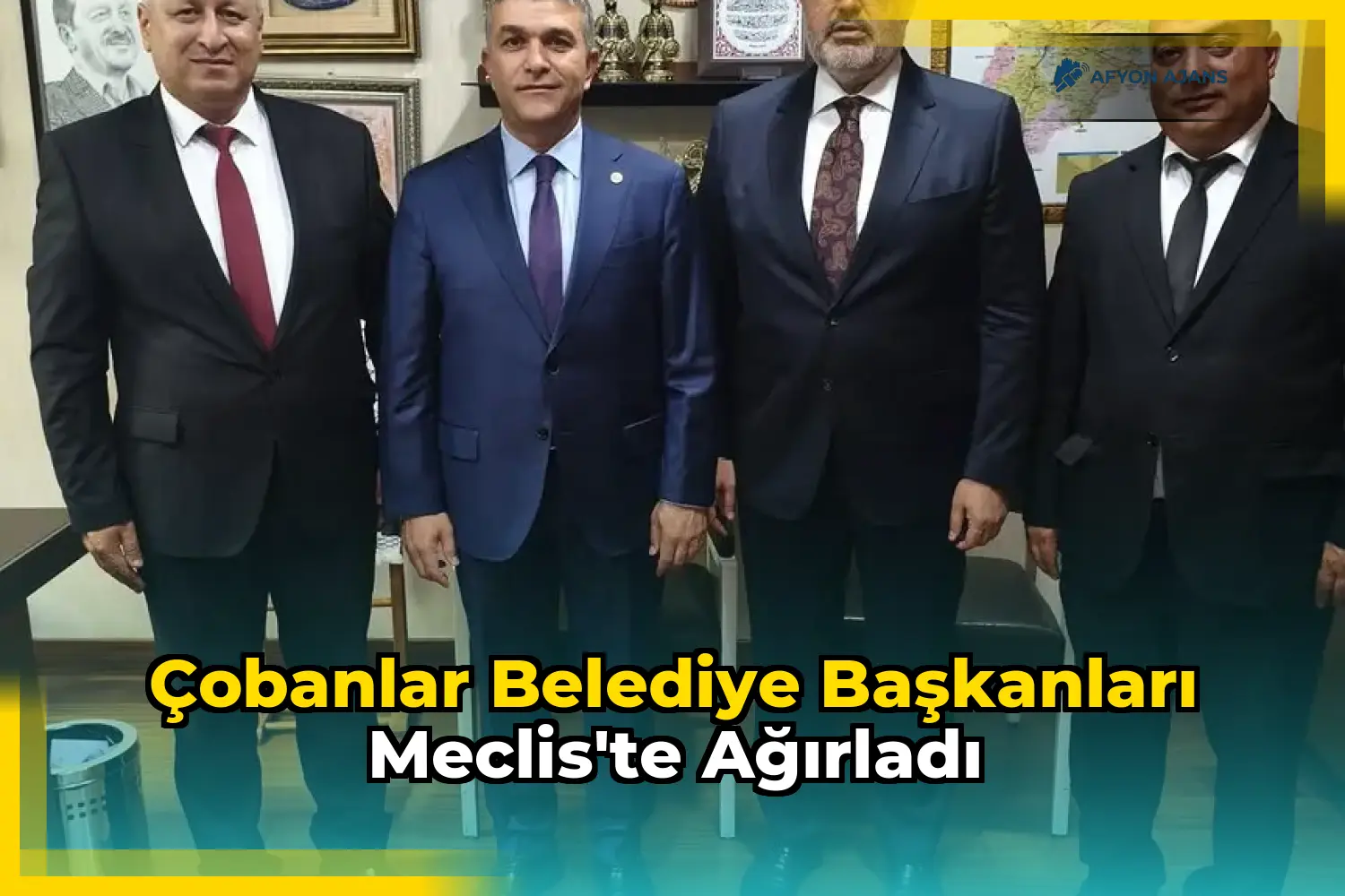 Çobanlar Belediye Başkanları Meclis'te Ağırladı