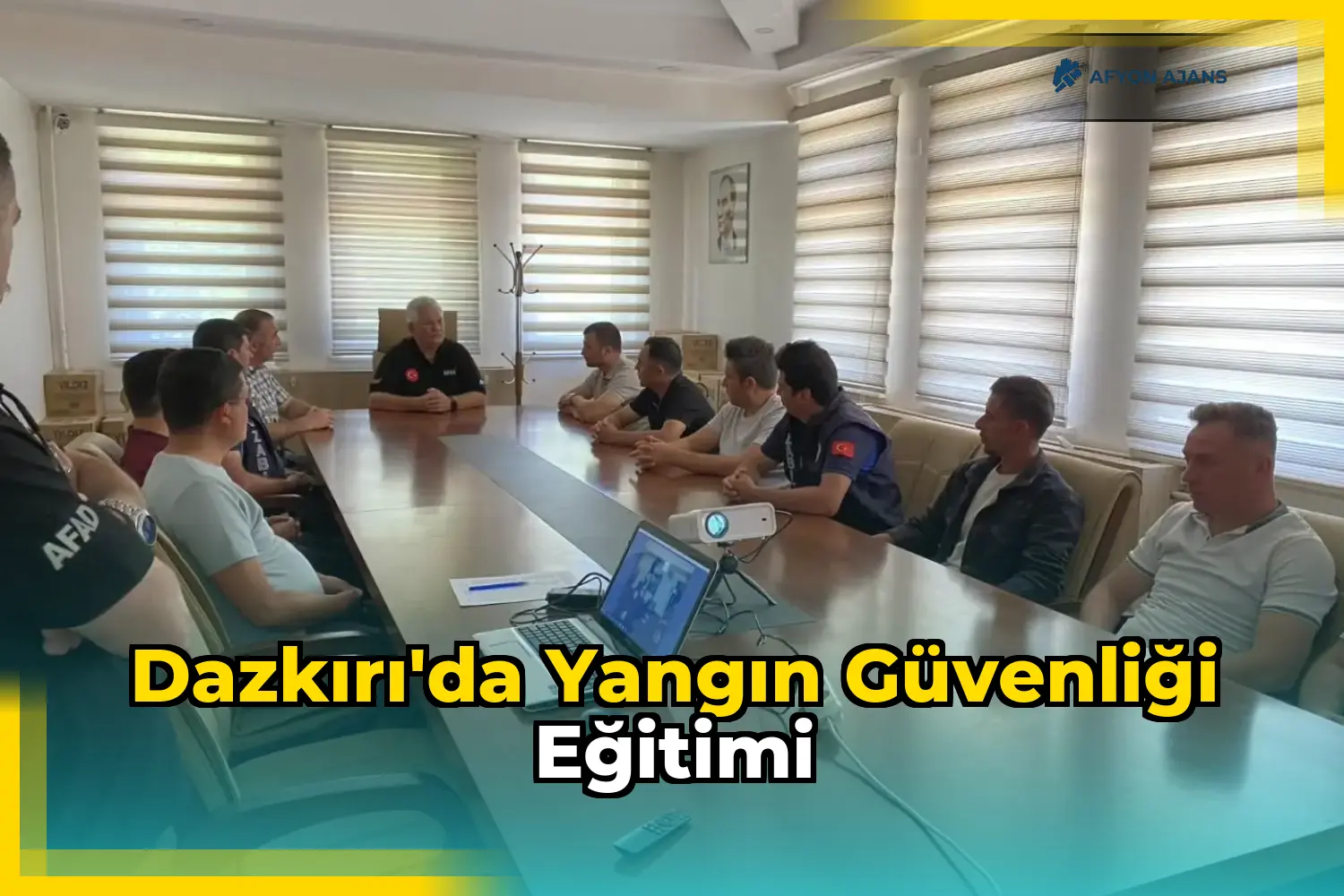 Dazkırı'da Yangın Güvenliği Eğitimi
