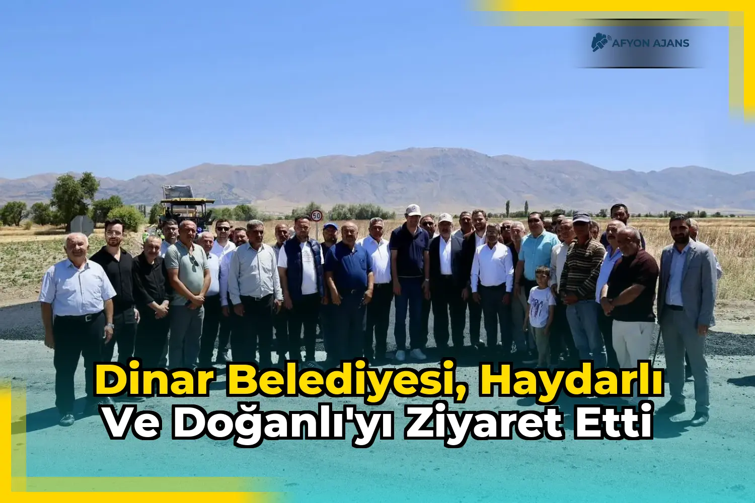 Dinar Belediyesi, Haydarlı ve Doğanlı'yı ziyaret etti