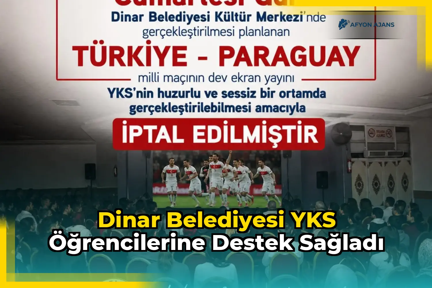 Dinar Belediyesi YKS Öğrencilerine Destek Sağladı