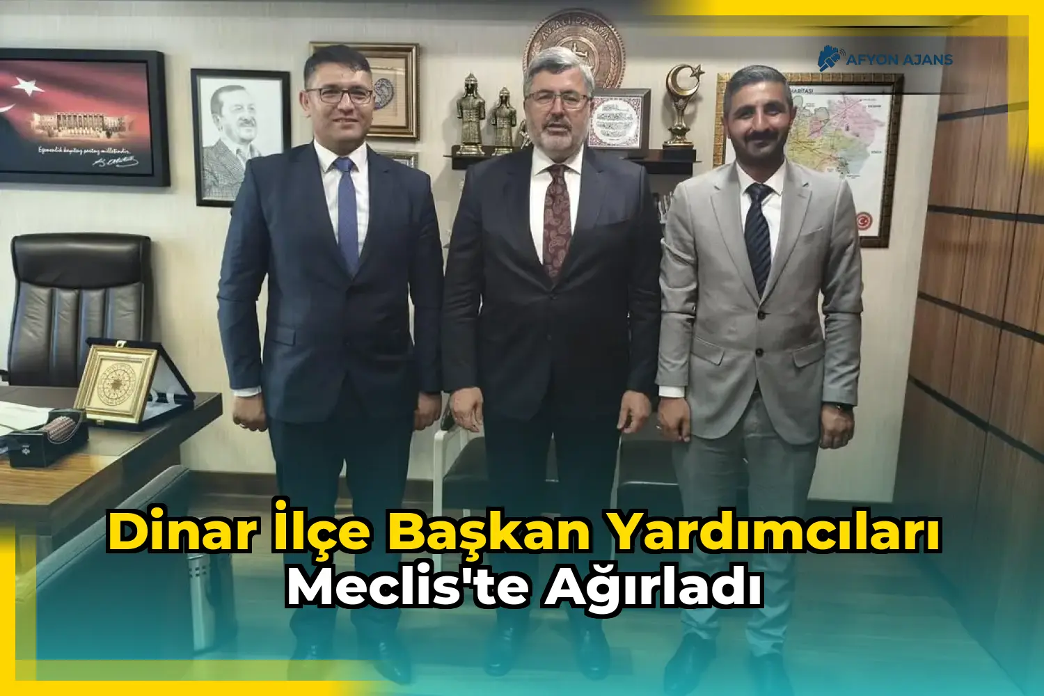 Dinar İlçe Başkan Yardımcıları Meclis'te Ağırladı