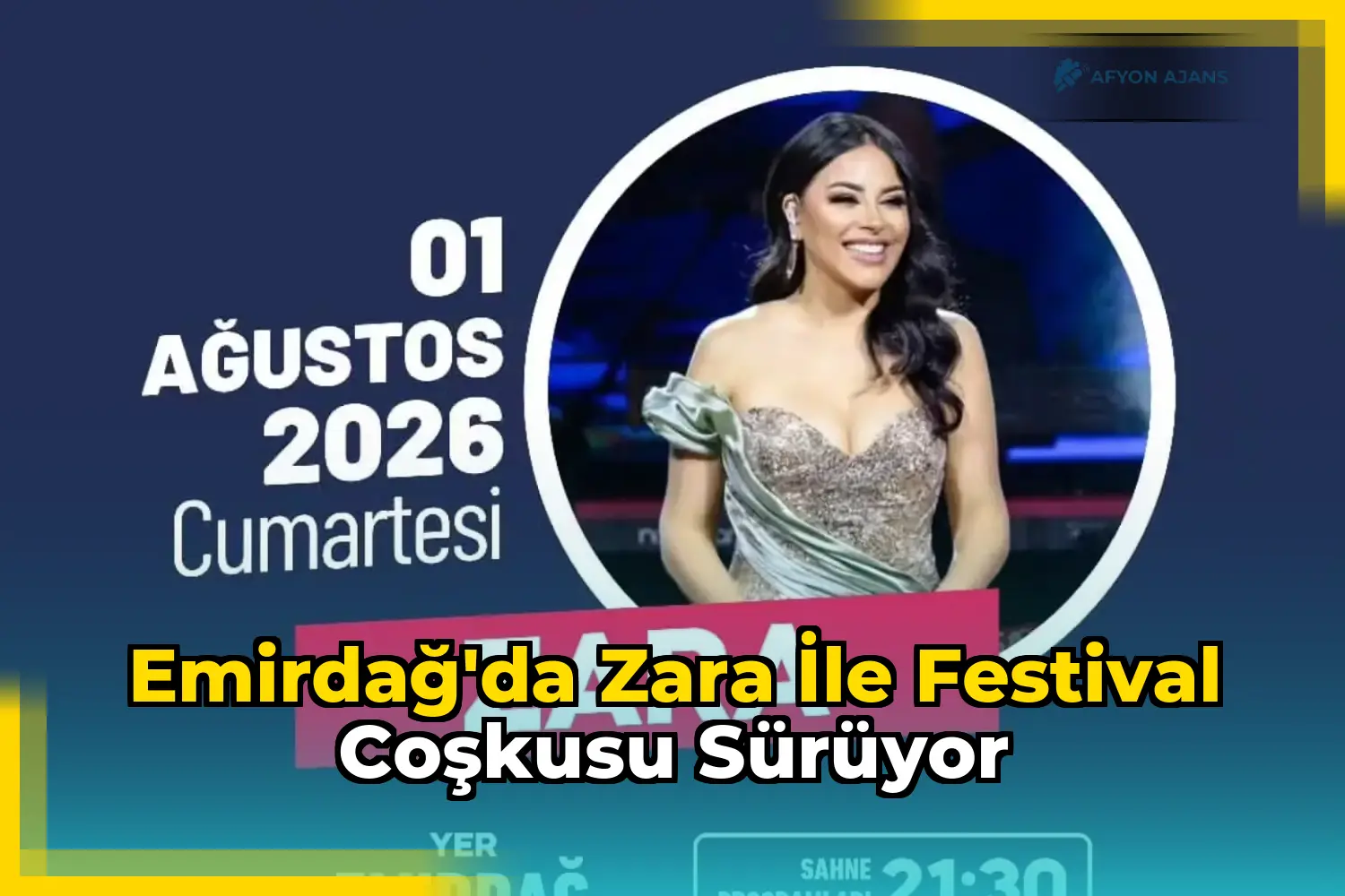 Emirdağ'da Zara ile festival coşkusu sürüyor