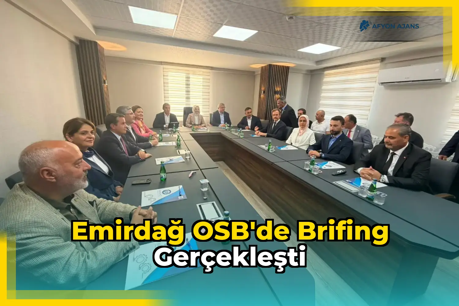 Emirdağ OSB'de Brifing Gerçekleşti