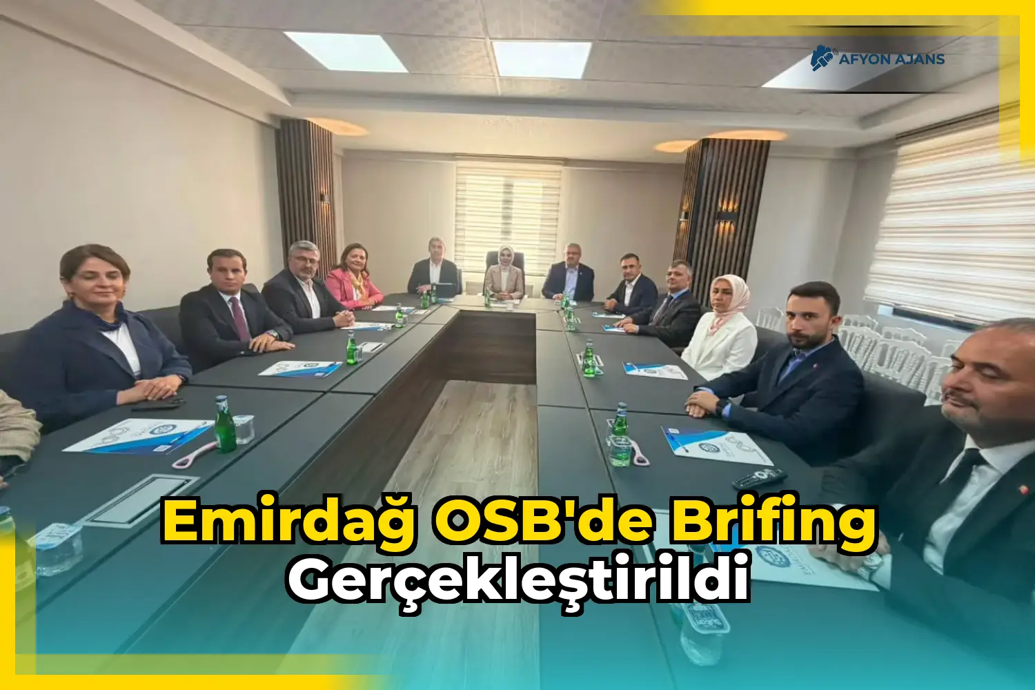 Emirdağ OSB'de brifing gerçekleştirildi