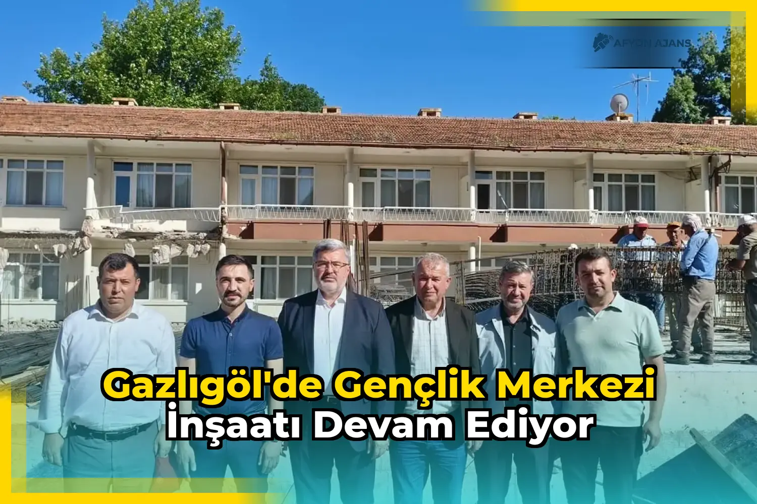 Gazlıgöl'de Gençlik Merkezi İnşaatı Devam Ediyor