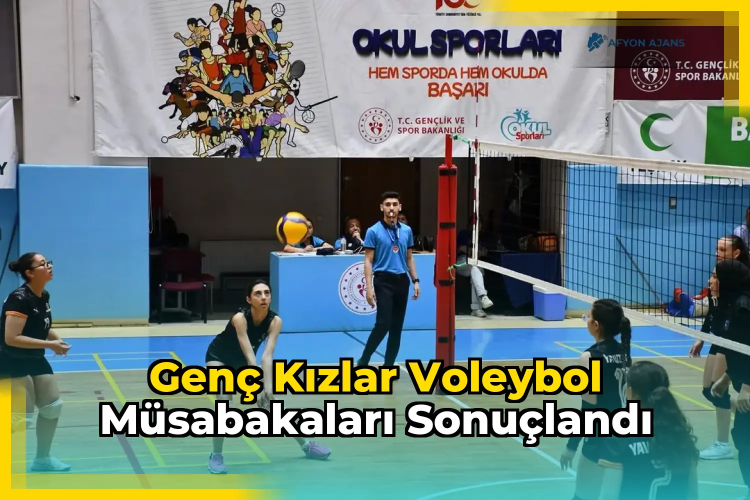 Genç Kızlar Voleybol Müsabakaları Sonuçlandı