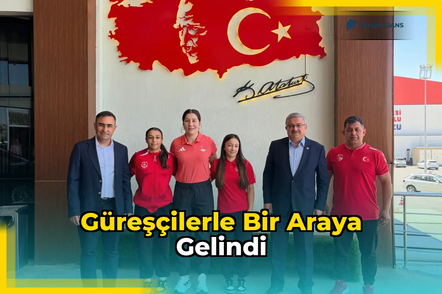 Güreşçilerle Bir Araya Gelindi