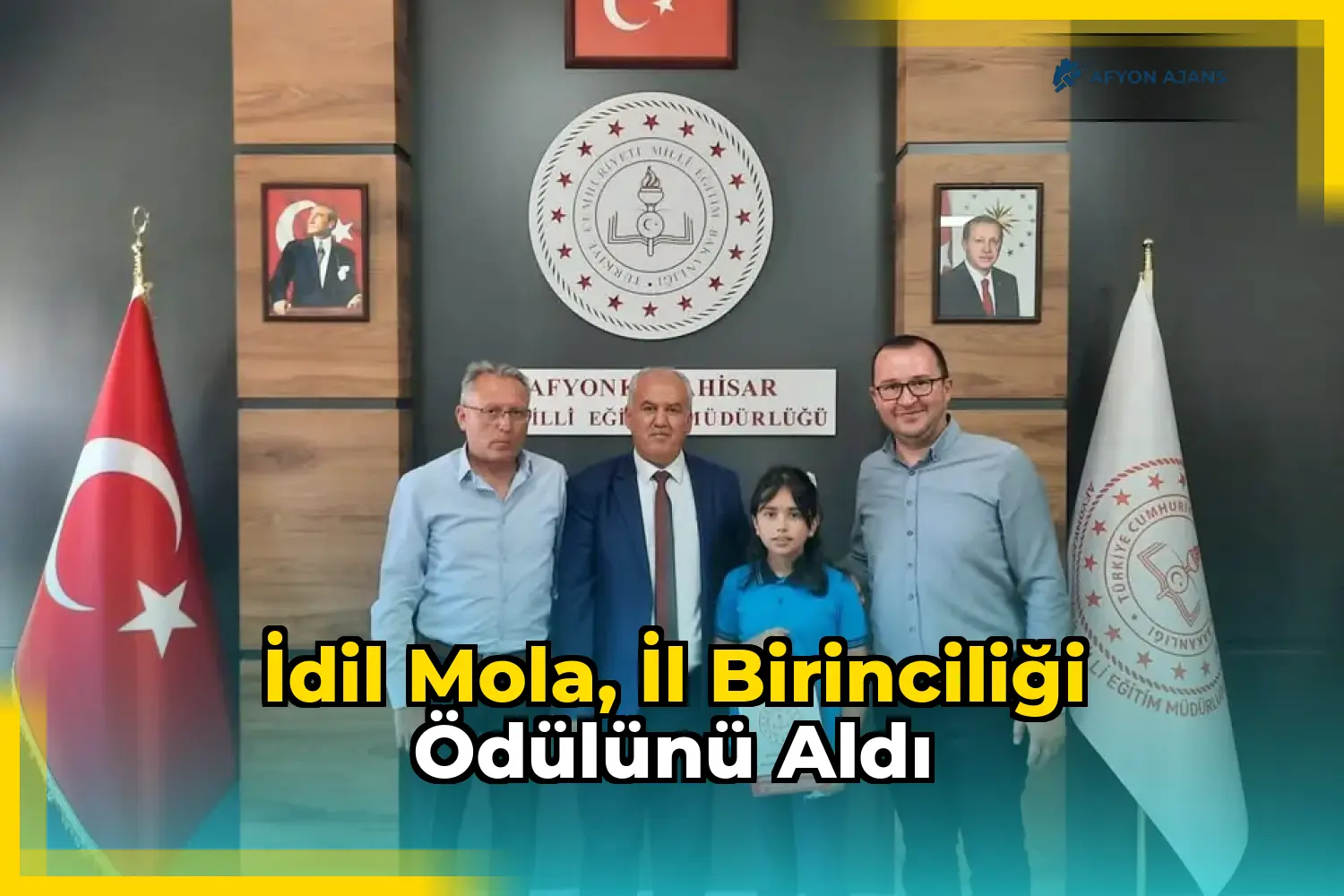 İdil Mola, İl Birinciliği Ödülünü Aldı