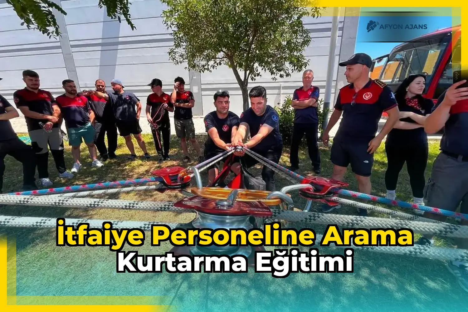 İtfaiye Personeline Arama Kurtarma Eğitimi