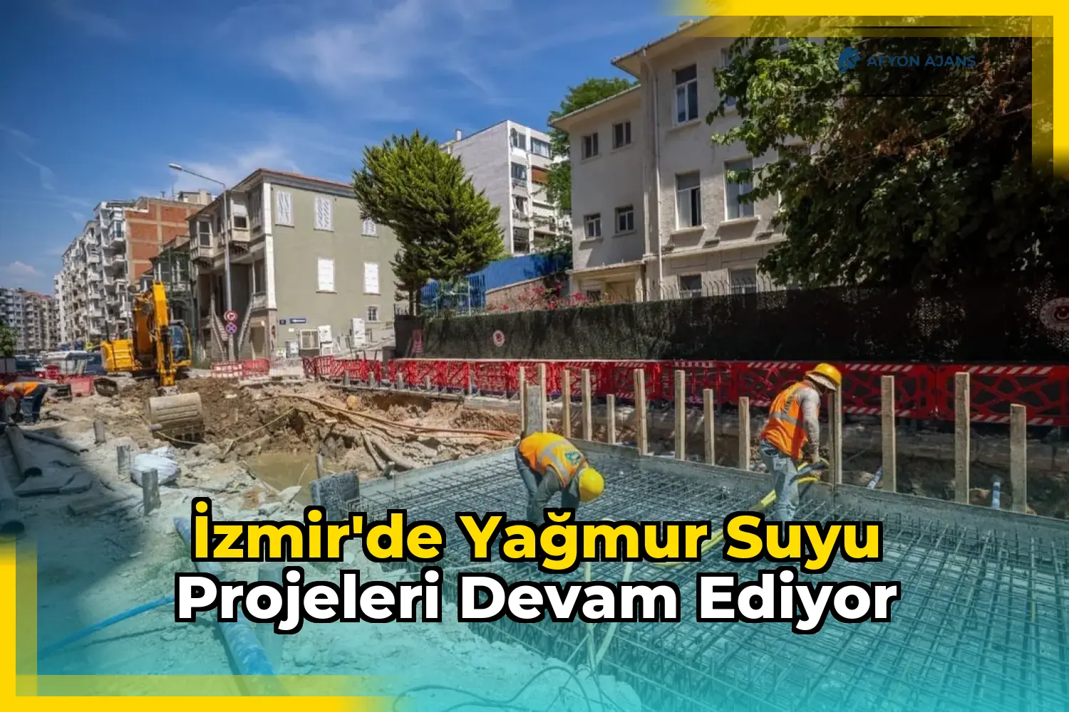İzmir'de Yağmur Suyu Projeleri Devam Ediyor