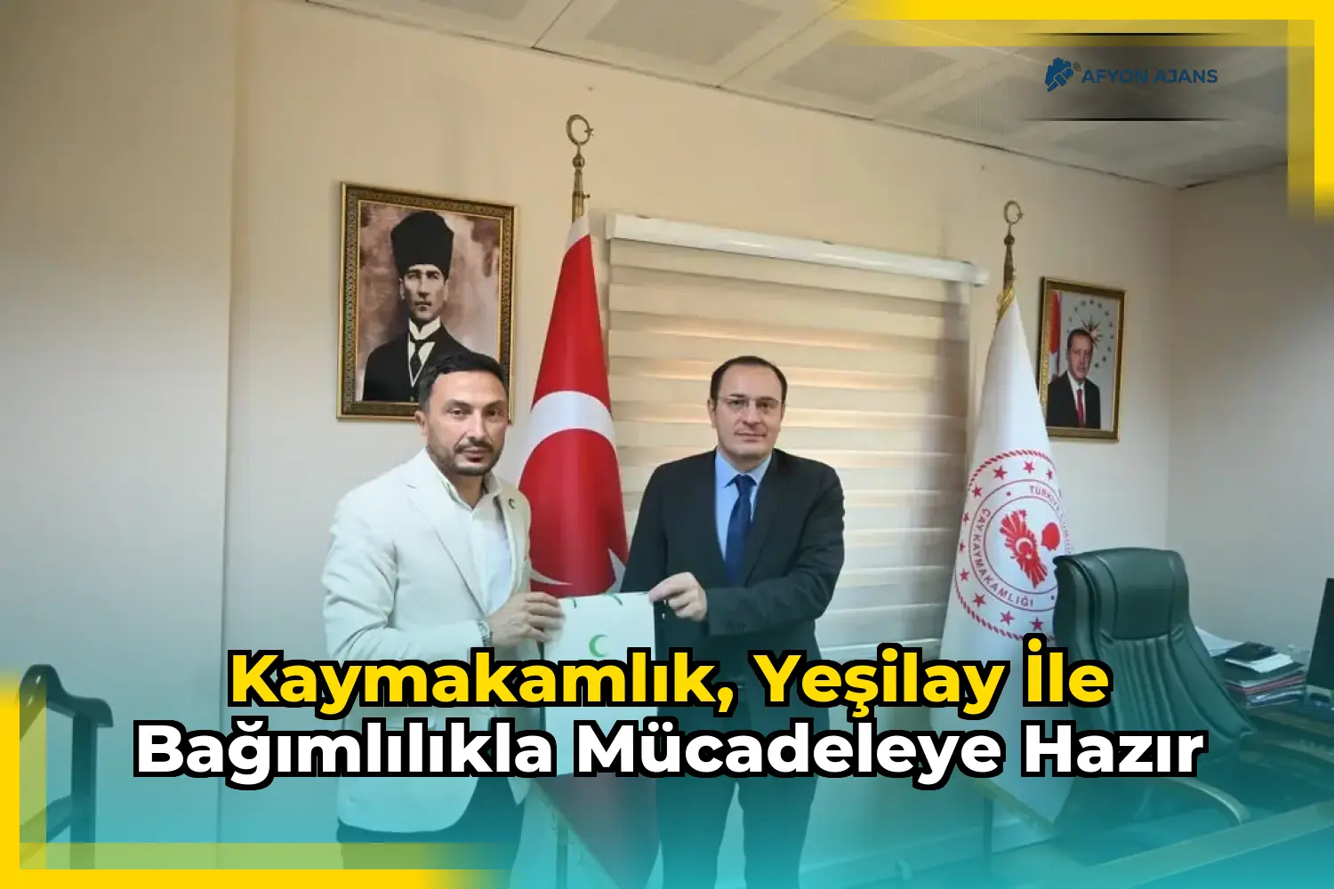 Kaymakamlık, Yeşilay ile bağımlılıkla mücadeleye hazır