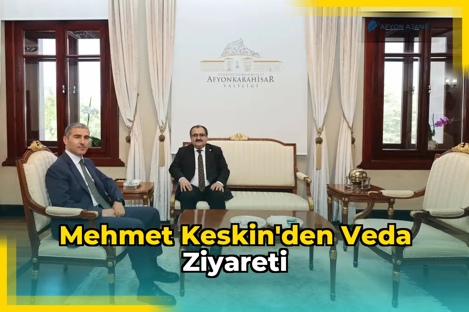 Mehmet Keskin'den Veda Ziyareti