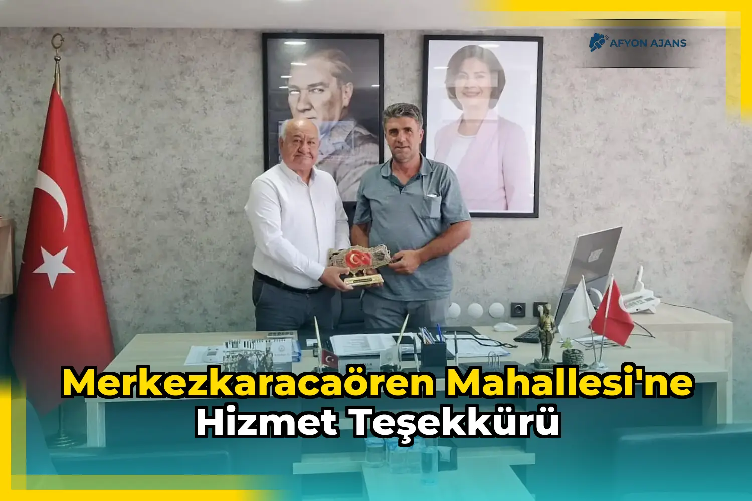 Merkezkaracaören Mahallesi'ne Hizmet Teşekkürü