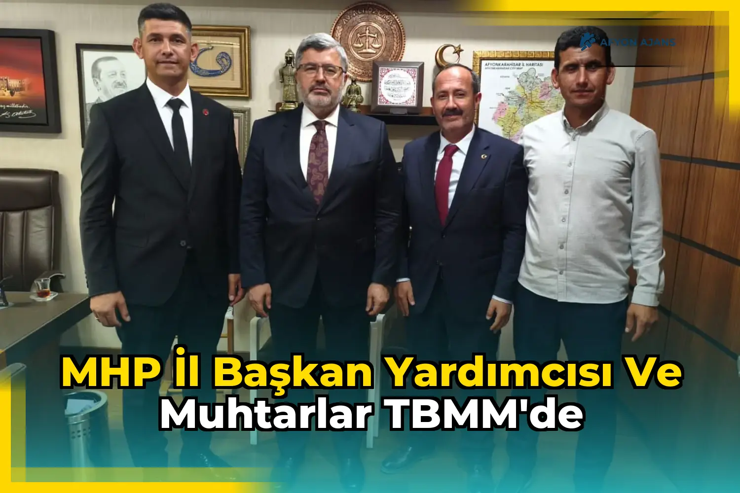MHP İl Başkan Yardımcısı ve Muhtarlar TBMM'de