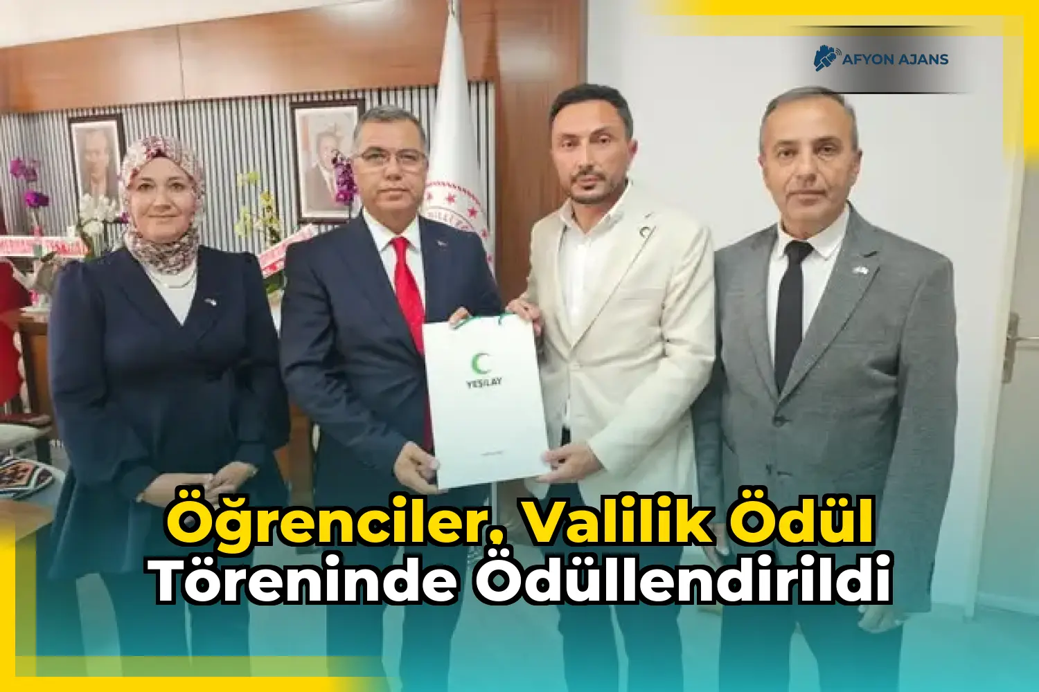 Öğrenciler, Valilik Ödül Töreninde Ödüllendirildi