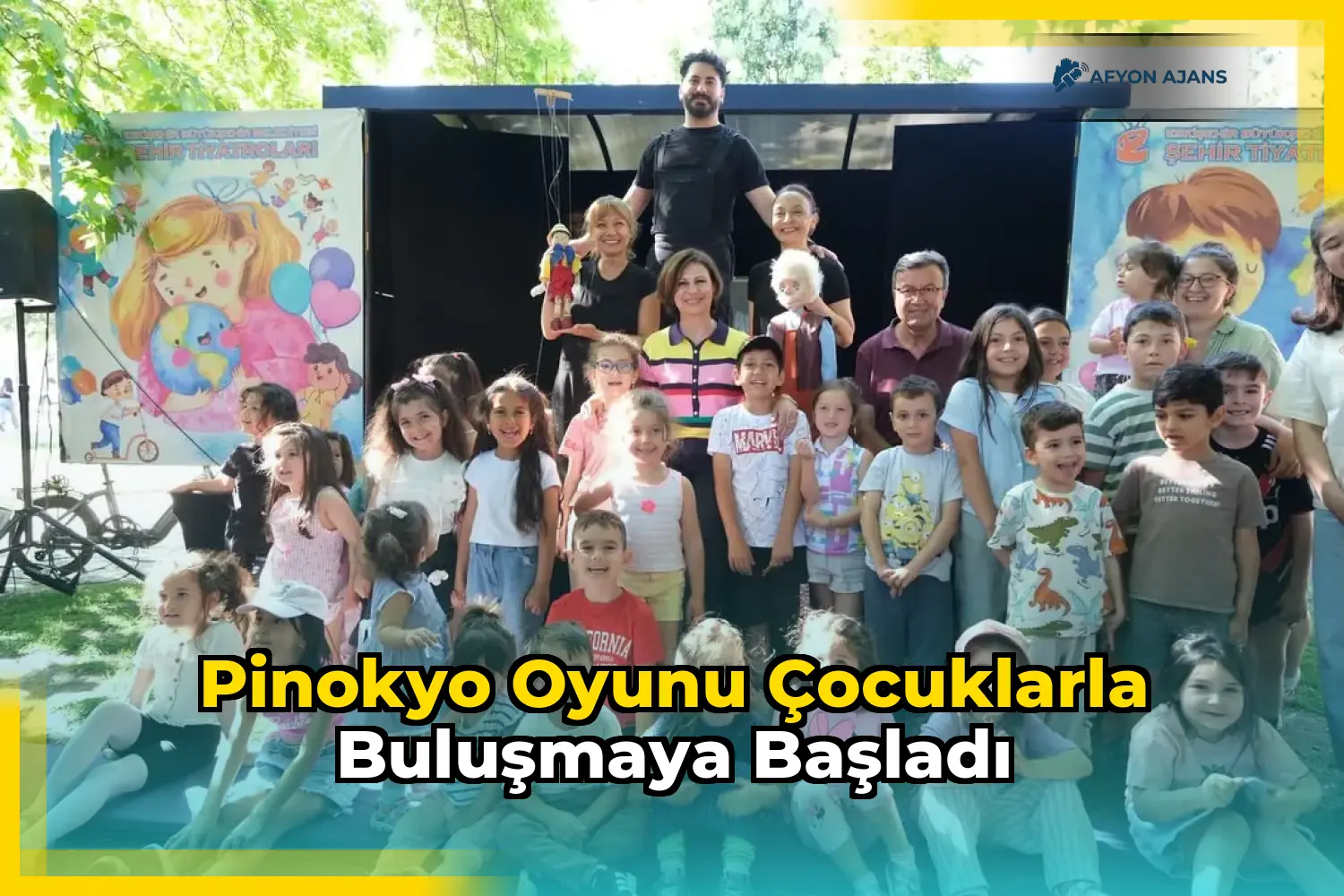 Pinokyo oyunu çocuklarla buluşmaya başladı