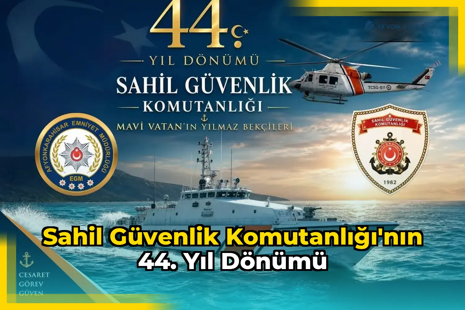 Sahil Güvenlik Komutanlığı'nın 44. Yıl Dönümü