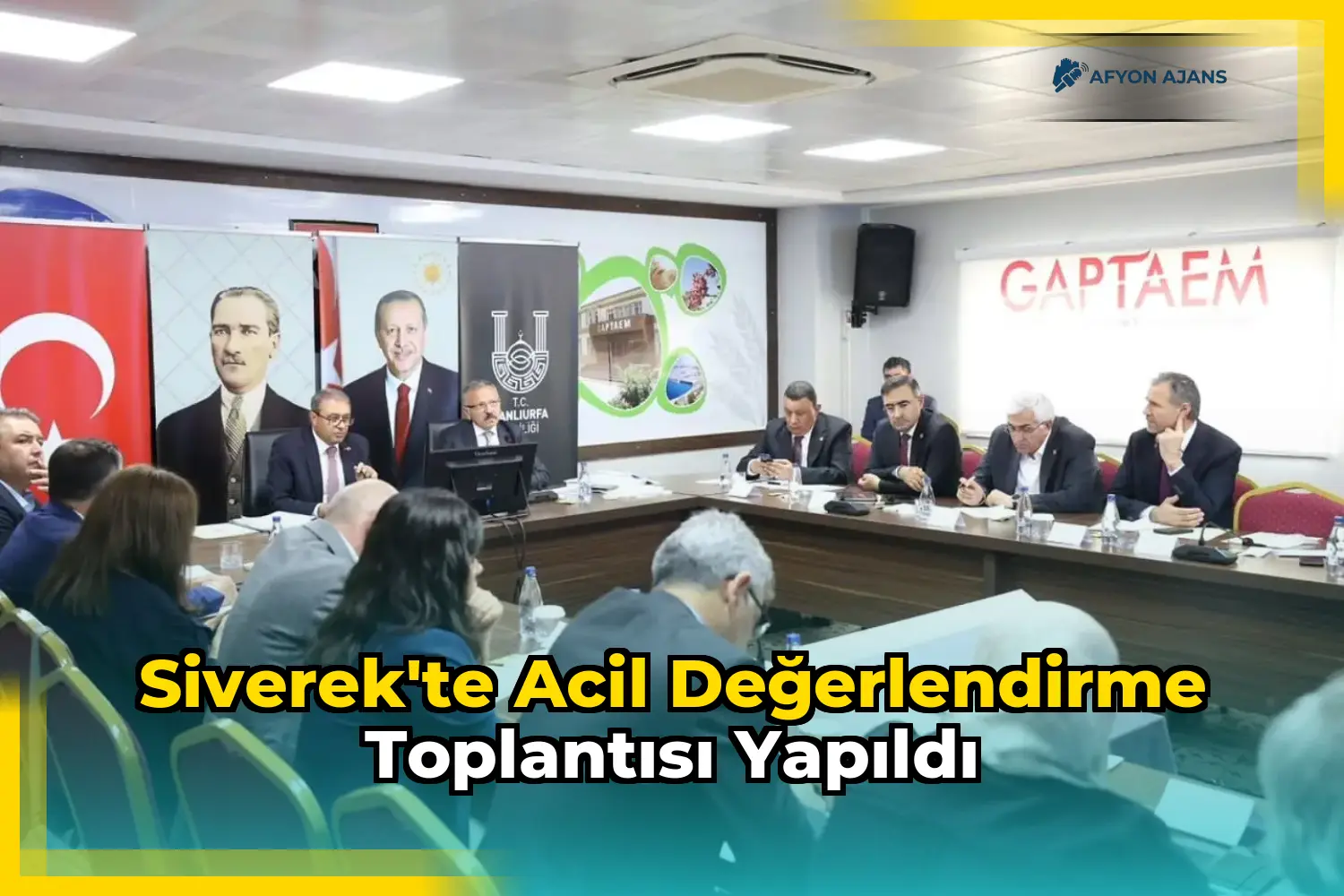 Siverek'te acil değerlendirme toplantısı yapıldı