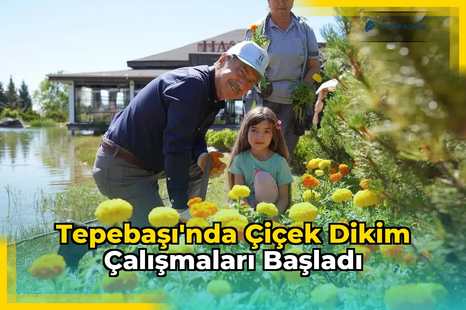 Tepebaşı'nda Çiçek Dikim Çalışmaları Başladı