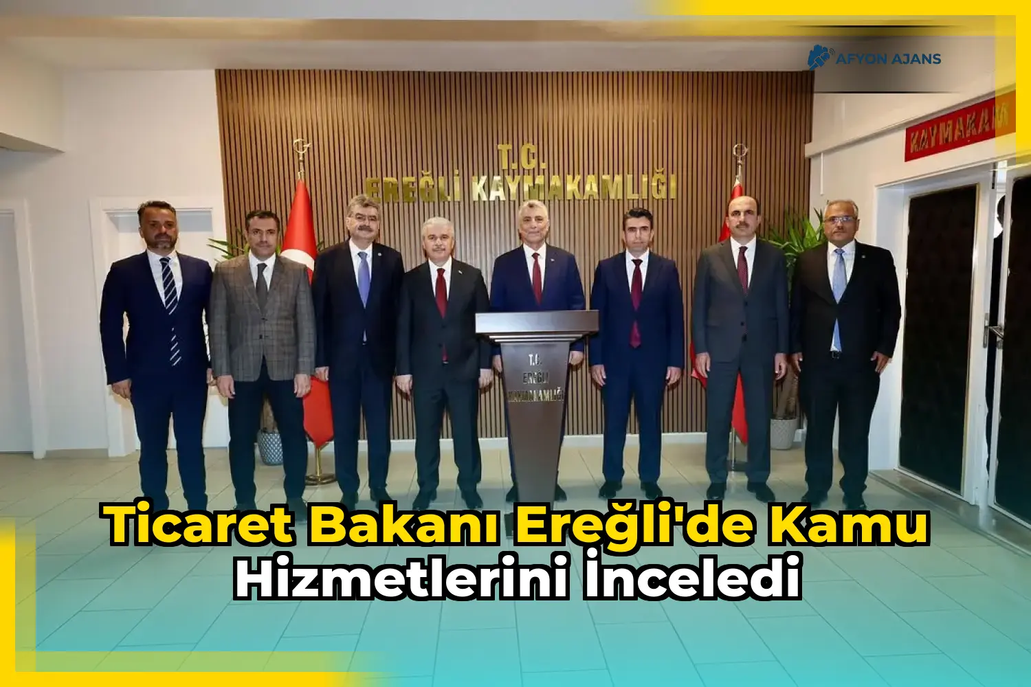 Ticaret Bakanı Ereğli'de Kamu Hizmetlerini İnceledi