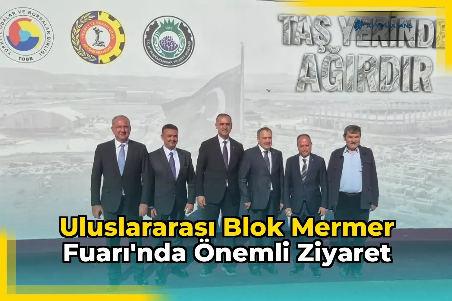 Uluslararası Blok Mermer Fuarı'nda Önemli Ziyaret