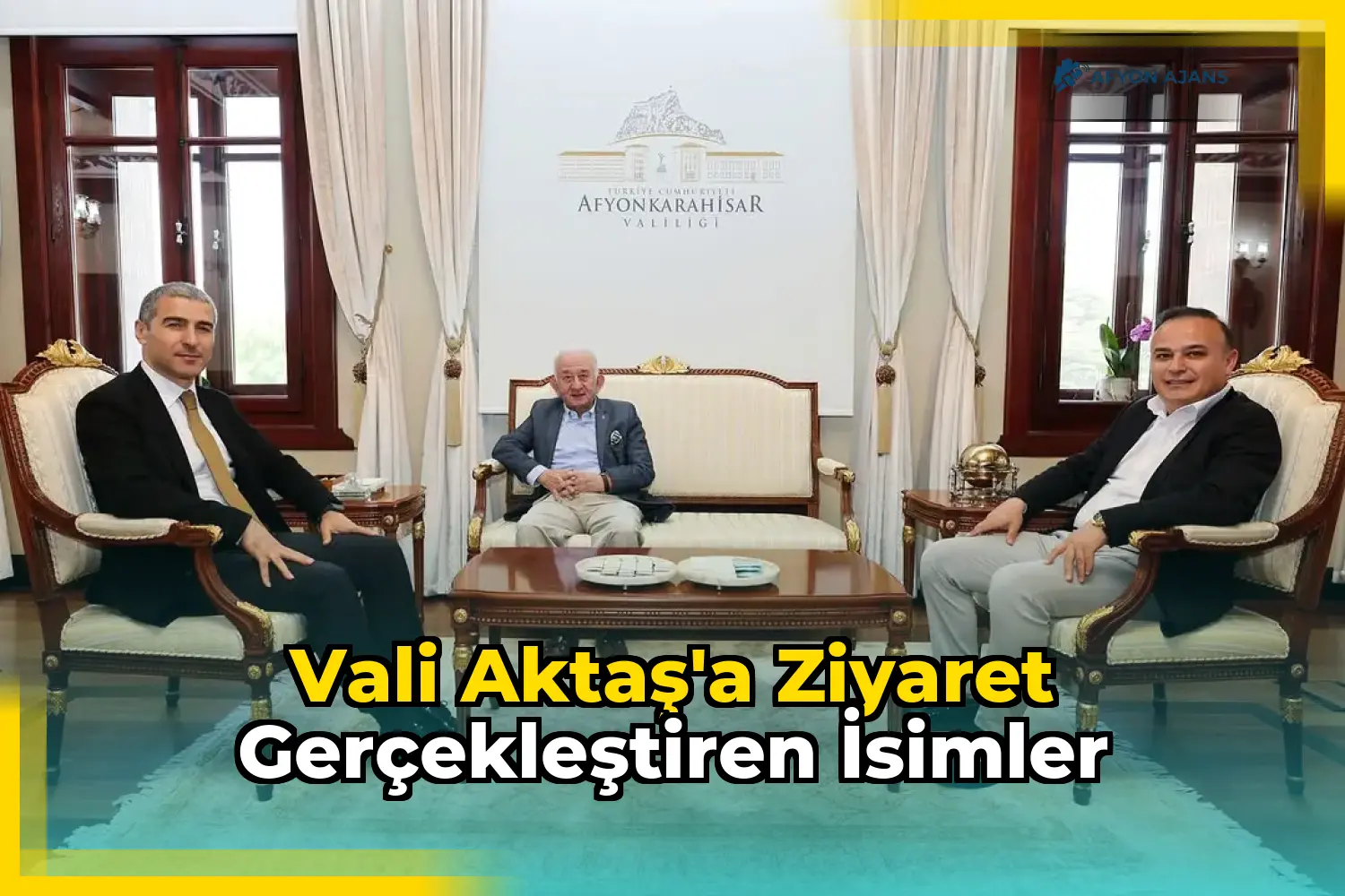 Vali Aktaş'a ziyaret gerçekleştiren isimler