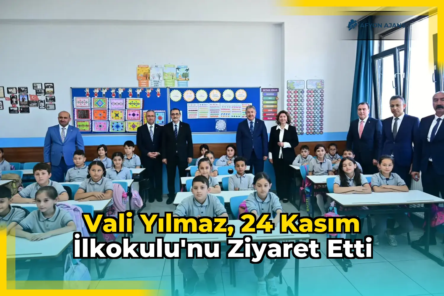 Vali Yılmaz, 24 Kasım İlkokulu'nu ziyaret etti
