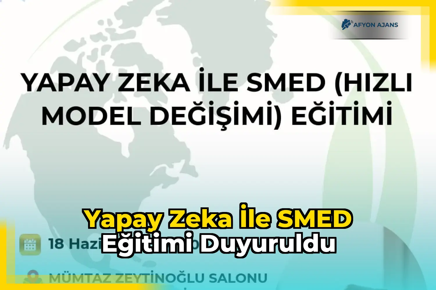 Yapay Zeka ile SMED Eğitimi Duyuruldu