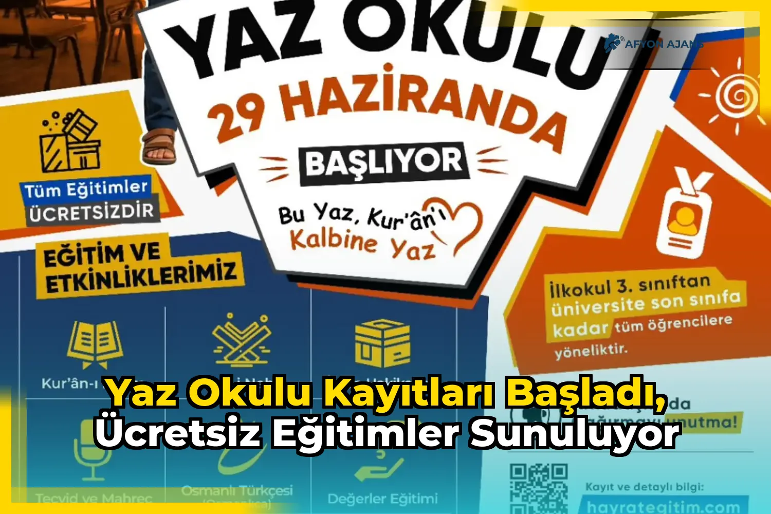 Yaz Okulu Kayıtları Başladı, Ücretsiz Eğitimler Sunuluyor