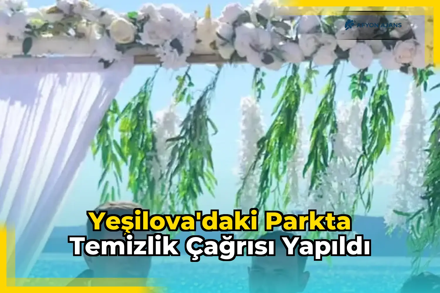Yeşilova'daki parkta temizlik çağrısı yapıldı