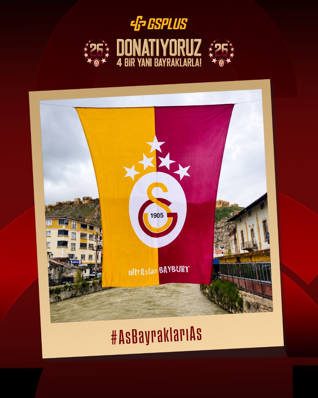 Galatasaray, bayrak asma kampanyasını duyurdu