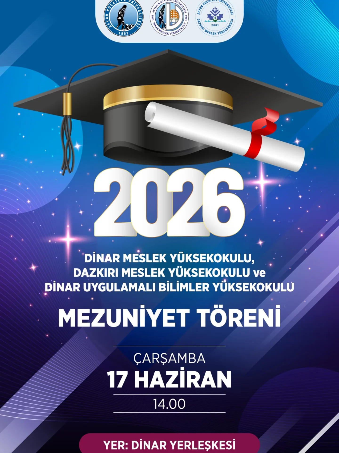 Mezuniyet Töreni Duyurusu Yapıldı