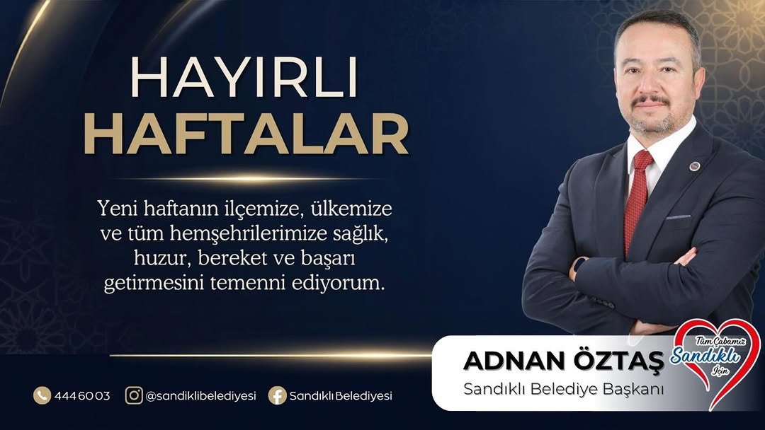 Sandıklı'dan Yeni Haftaya Merhaba