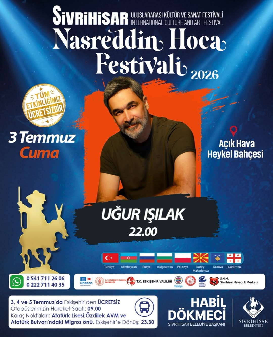 Sivrihisar'da Uğur Işılak Konseri