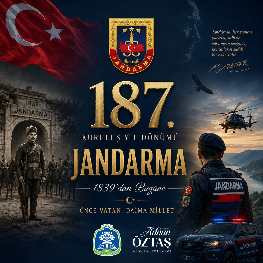 Jandarma Teşkilatı'nın 187. Yılı Kutlandı