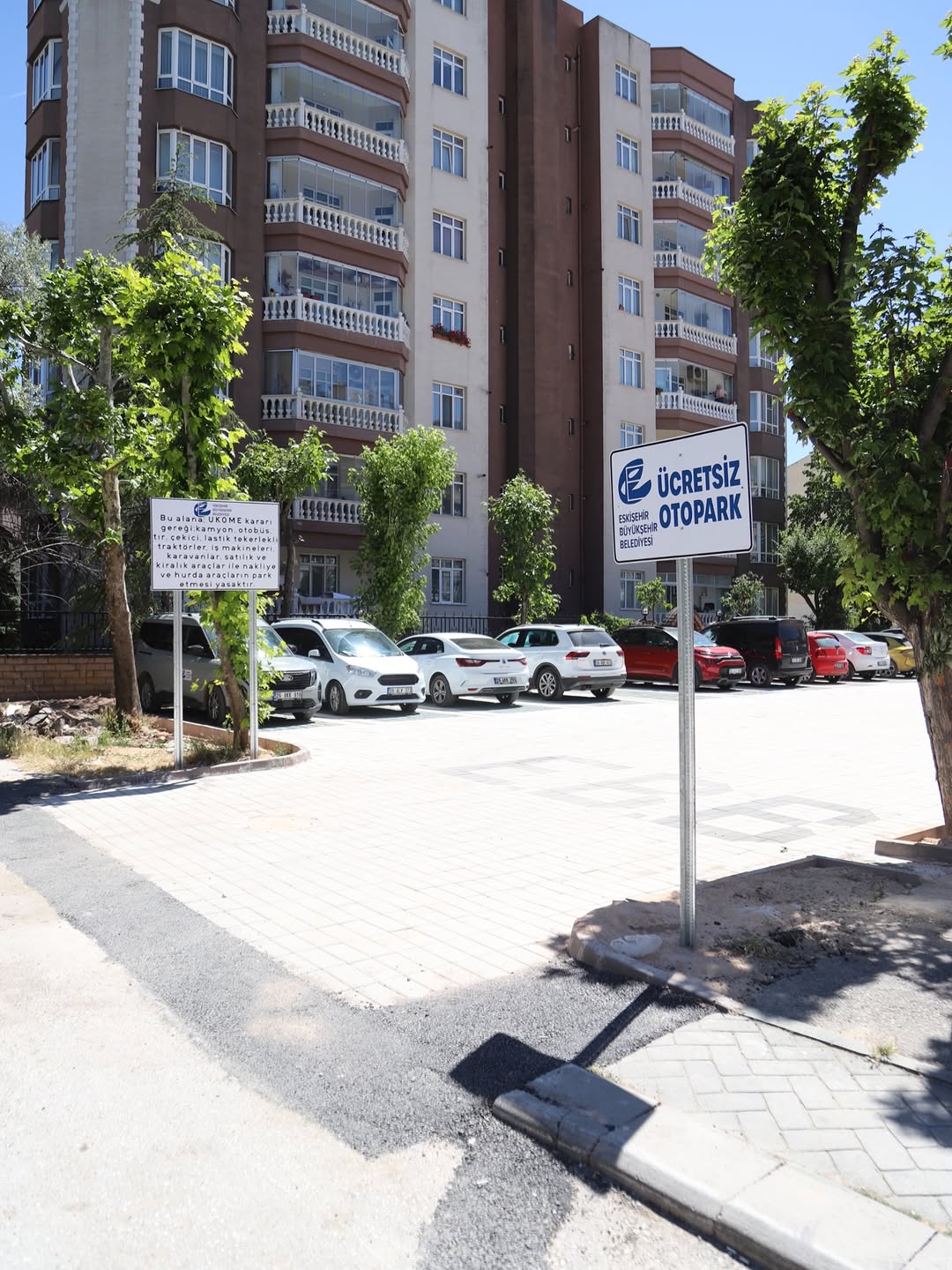 Gökmeydan Mahallesi'nde Ücretsiz Otopark Açıldı