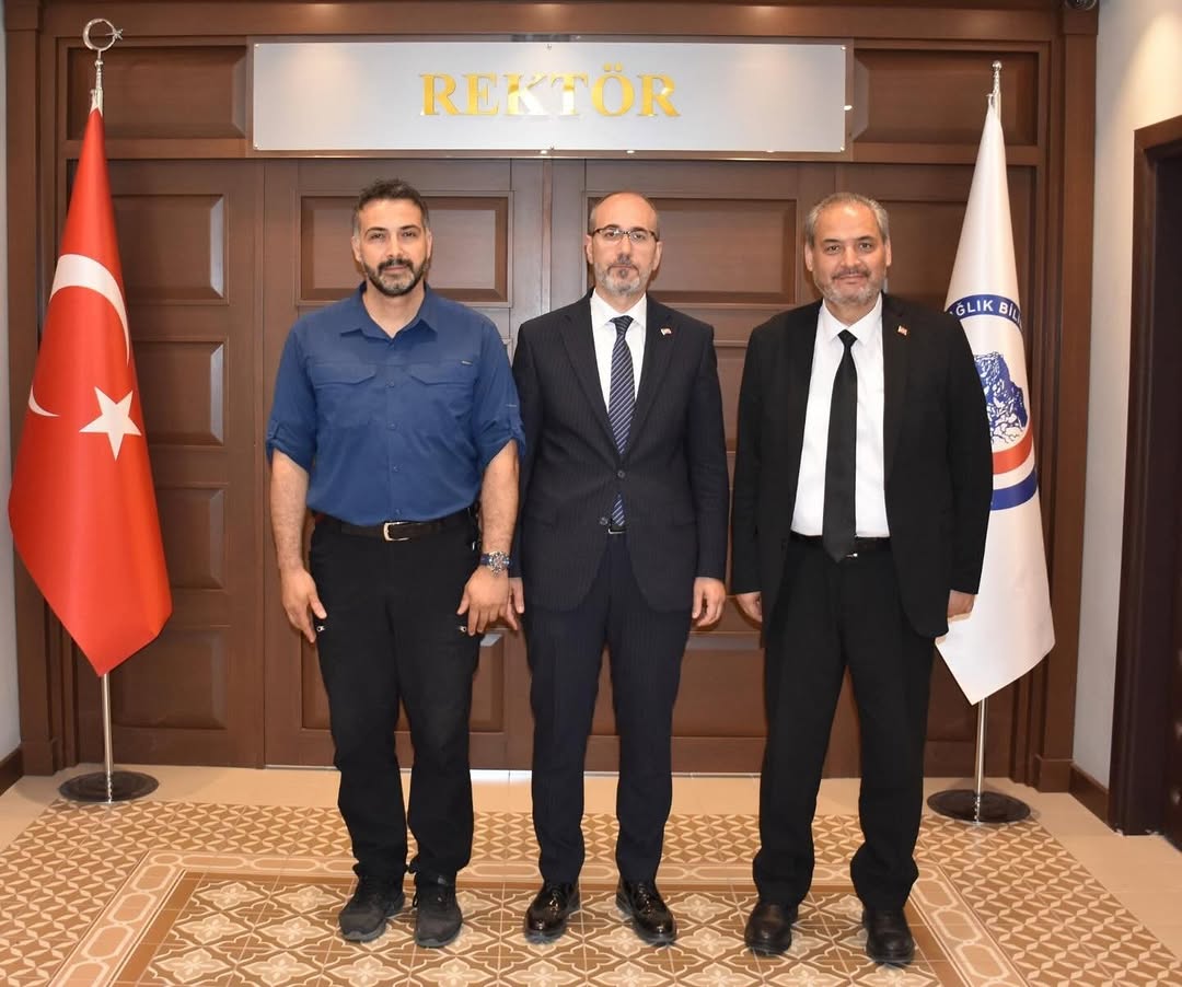 Rektör Adem Aslan, İl Sağlık Müdürü'nü Ağırladı