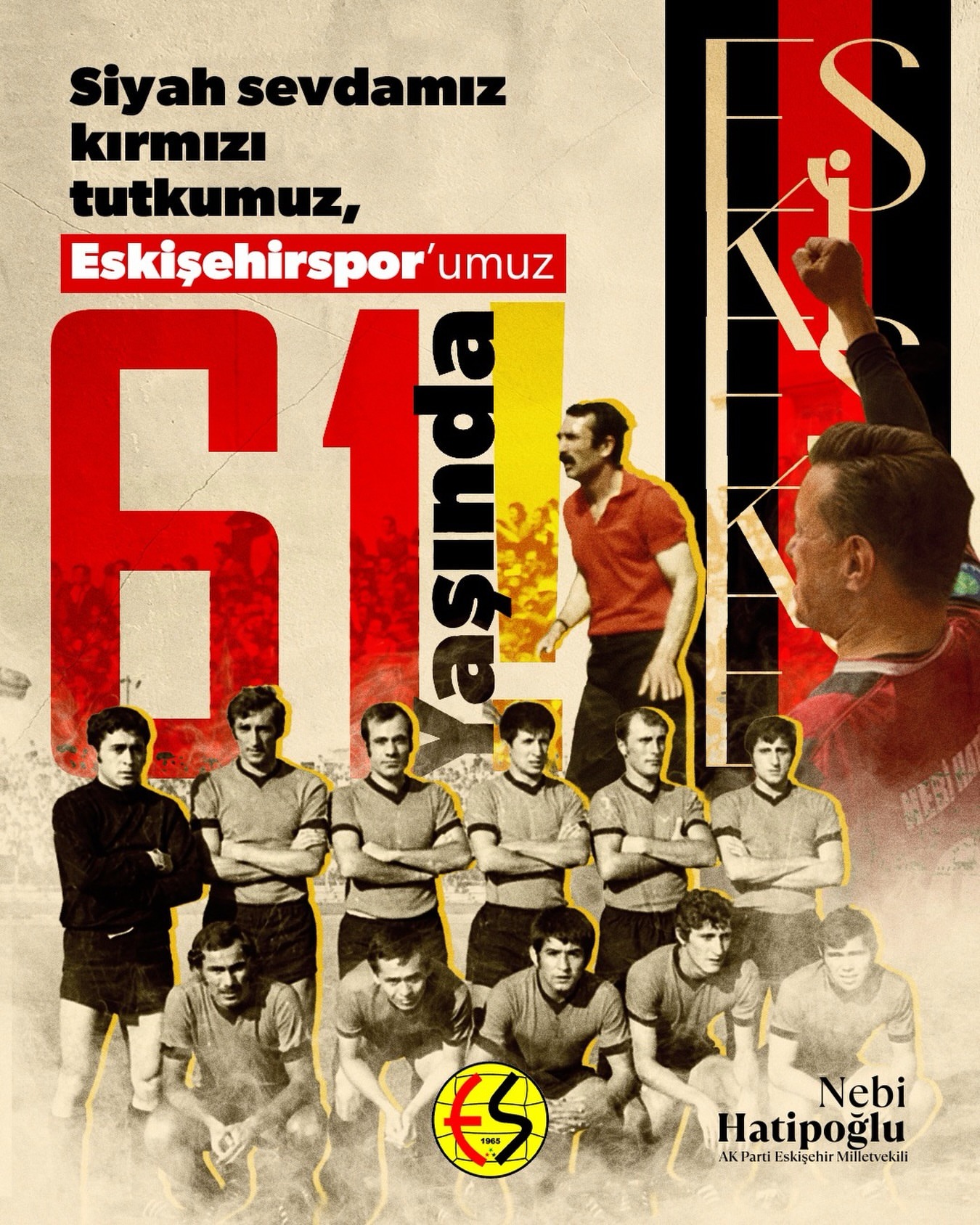 Eskişehirspor'a 61. yıl kutlaması yapıldı