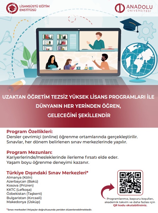 Uzaktan öğretimle lisansüstü eğitim fırsatı