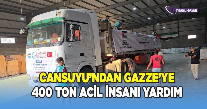 Cansuyu'nun Mısır'da Gerçekleştirdiği Yardımlar Gazze'ye Ulaştı