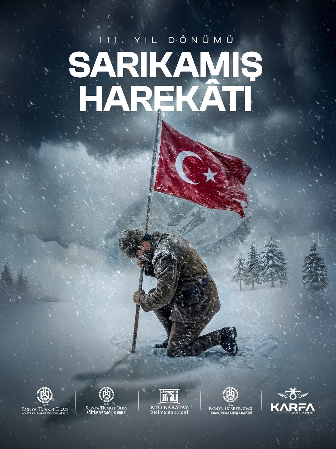 Sarıkamış Harekatı'nın 111. Yılında Şehitler Anıldı